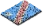 Blumenbeetflagge Demokratische Republik Kongo