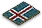 Blumenbeetflagge Island
