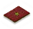 Blumenbeetflagge Marokko