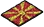 Blumenbeetflagge Nordmazedonien