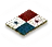 Blumenbeetflagge Panama