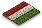 Blumenbeetflagge Ungarn