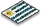 Blumenbeetflagge Uruguay